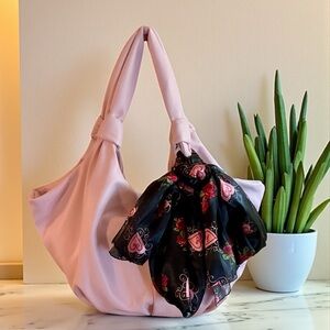 INC Pale Pink Tammi Shoulder Bag with Scarf